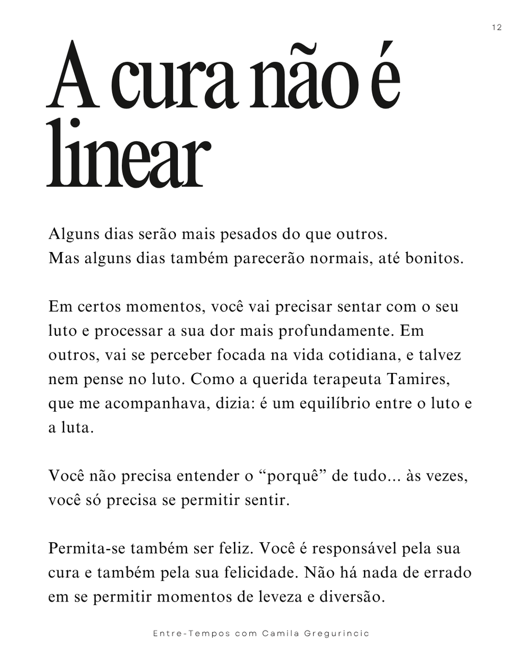 Entre-Tempos: Aprendizados sobre o luto e transições de vida