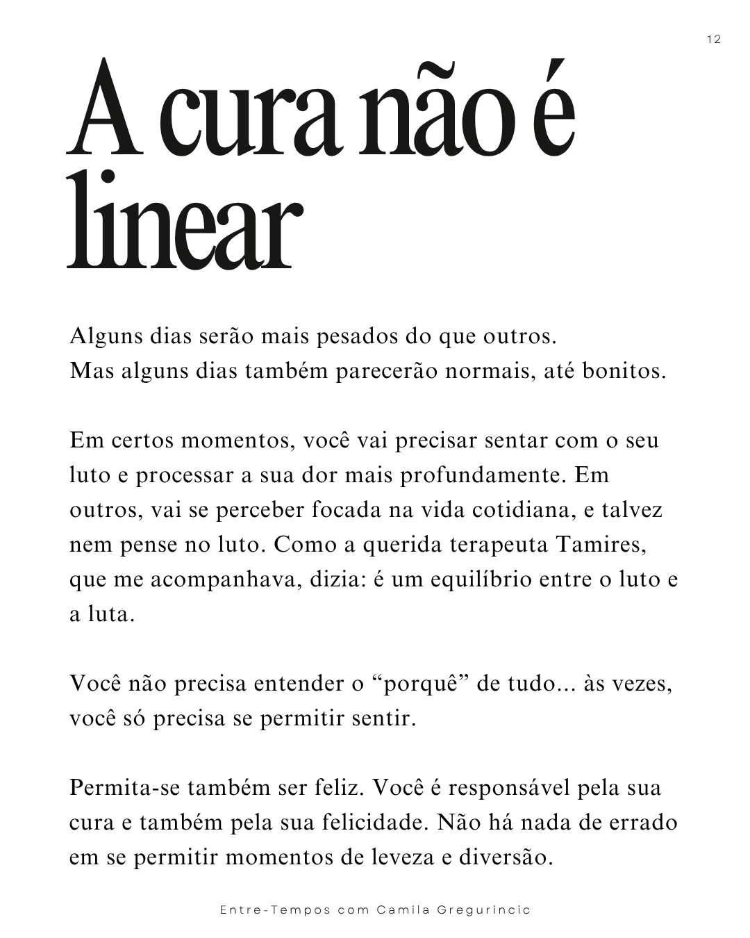 Entre-Tempos: Aprendizados sobre o luto e transições de vida