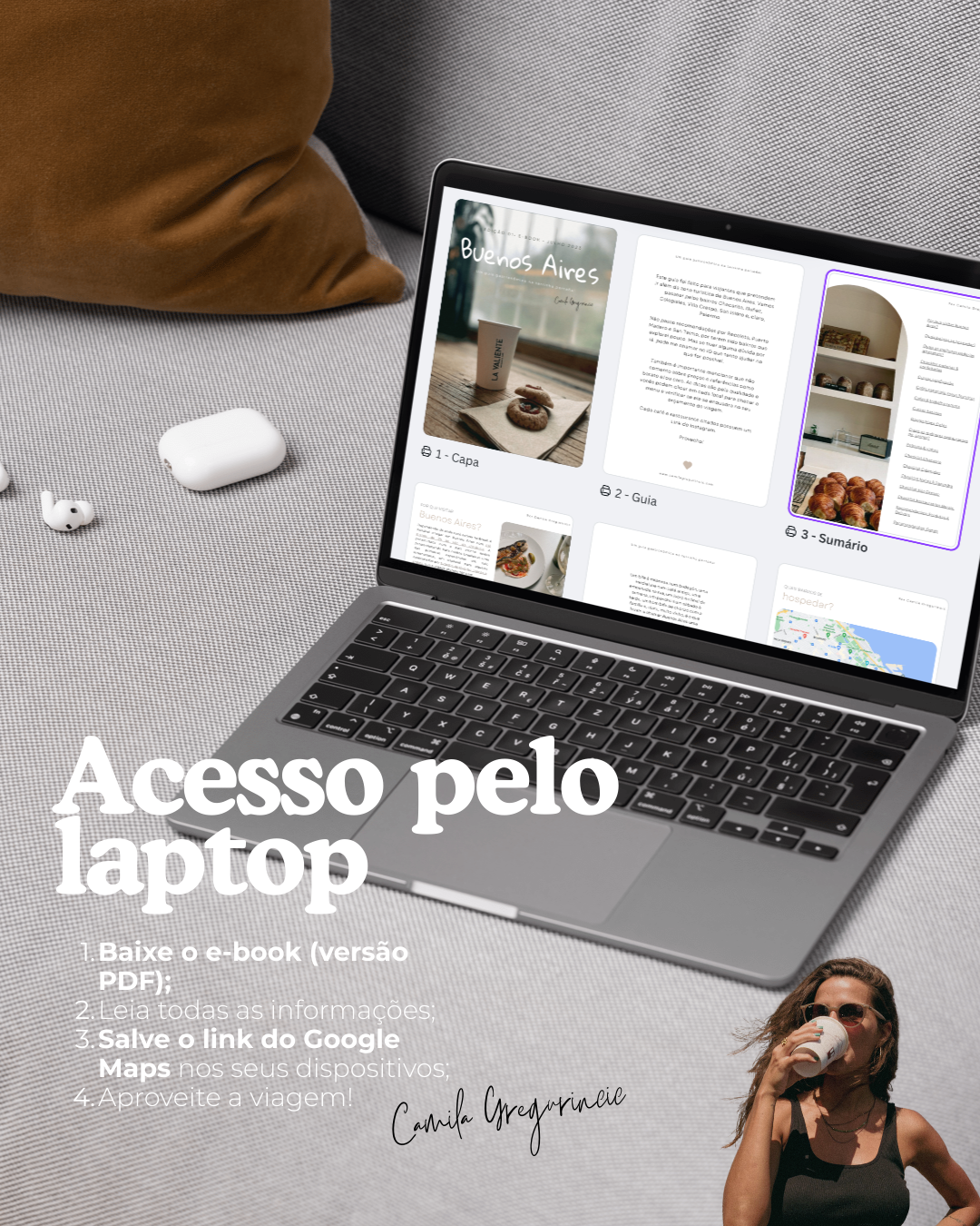Acesso pelo laptop