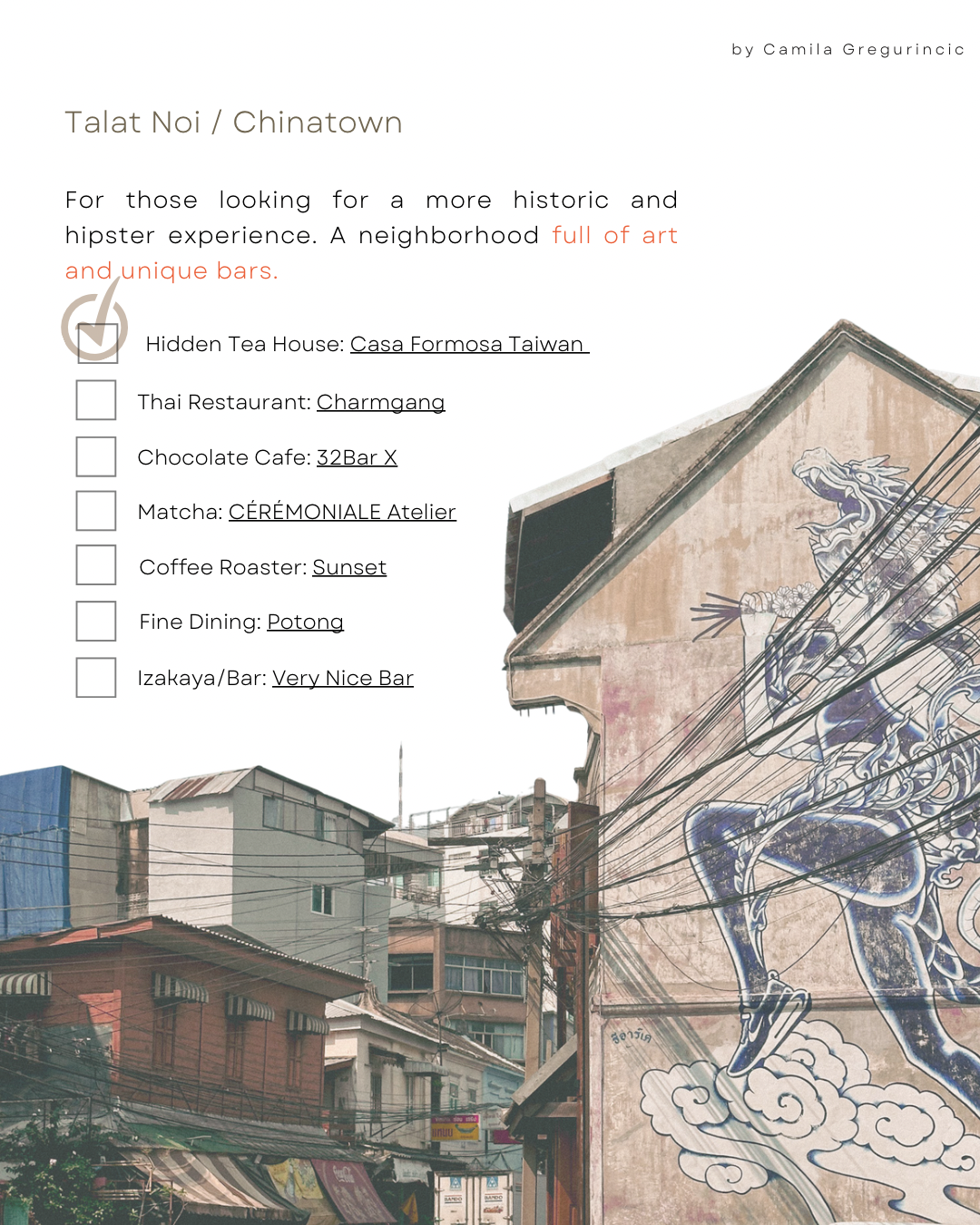 Bangkok | Coffee Shops & Extra Tips