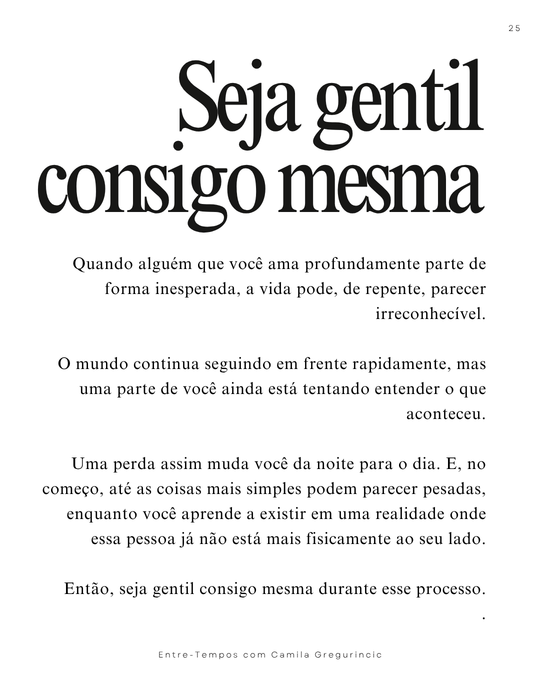 Entre-Tempos: Aprendizados sobre o luto e transições de vida